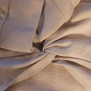 H&M Beige Knotted Top